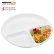 Tallerken i plast med tre rom, 25 cm - Westmark Tallerken i plast med tre rom, 25 cm - Westmark