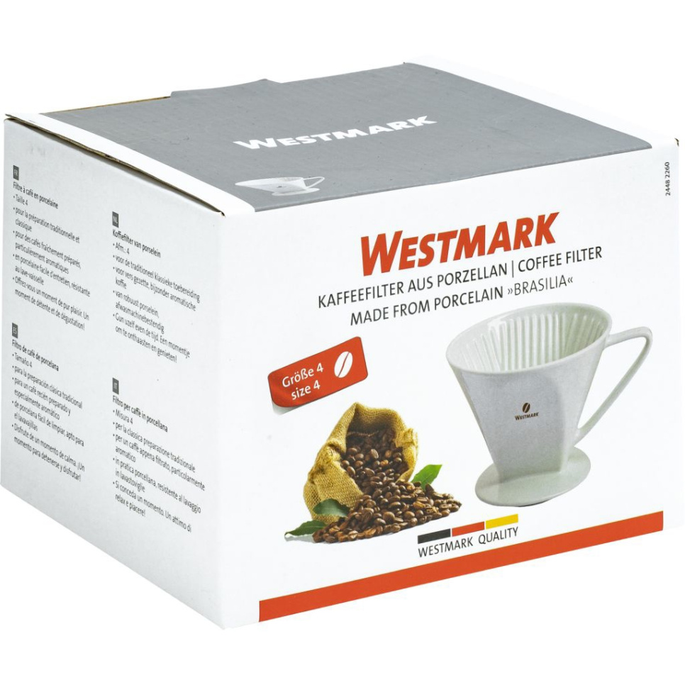 Filterholder i porselen, 1x4 - Westmark