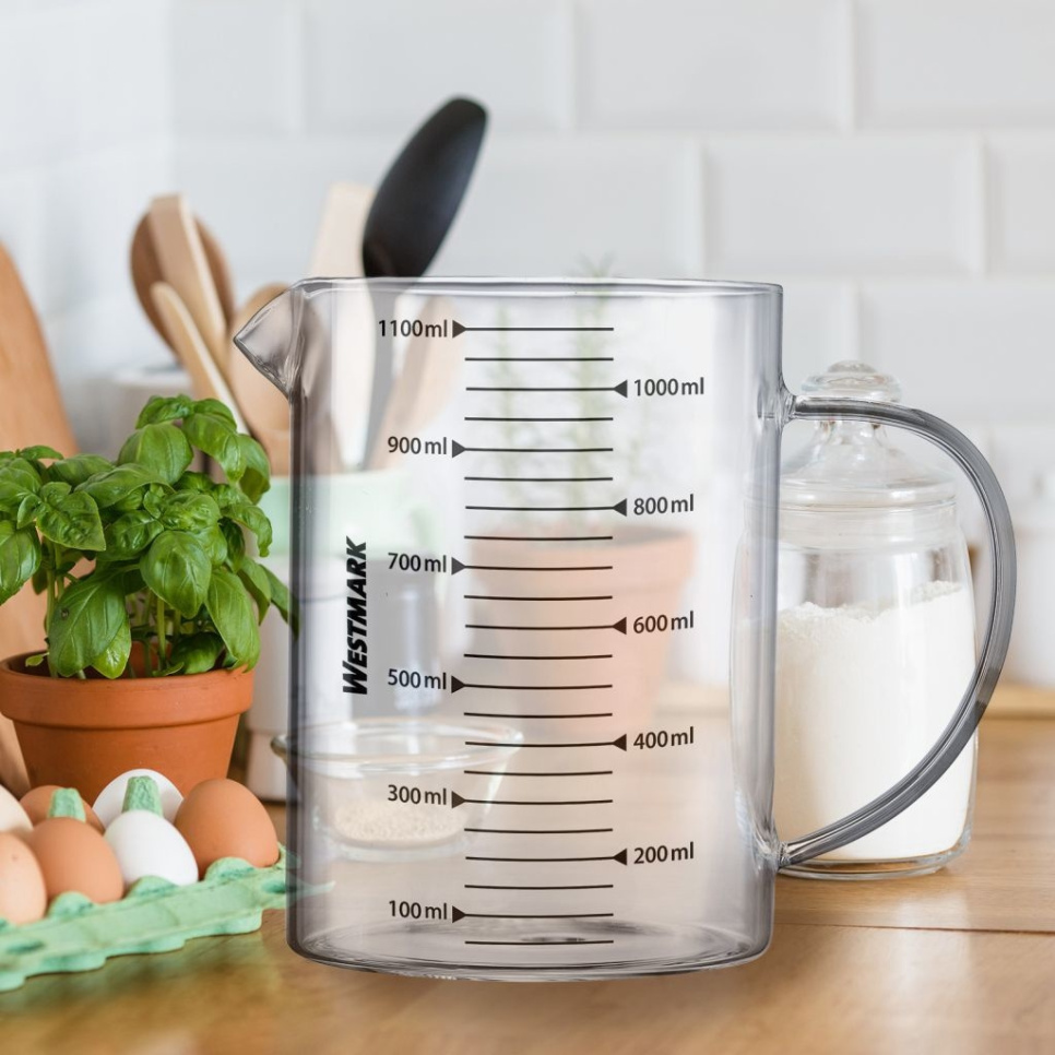 Målekanne i glass, 1,1 L - Westmark Målekanne i glass, 1,1 L - Westmark