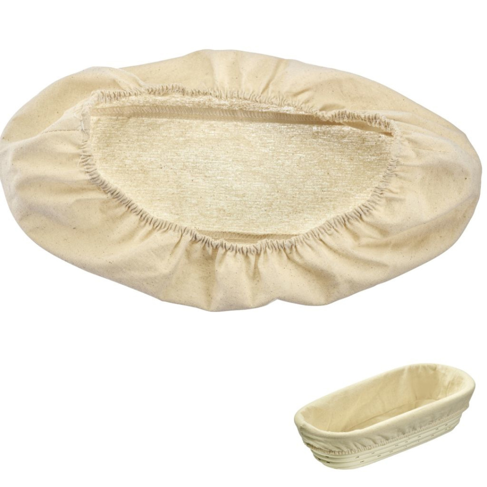 Bomullsduk til avlang fermenteringskurv, 1500 - 2000 g - Westmark Bomullsduk til avlang fermenteringskurv, 1500 - 2000 g - Westmark