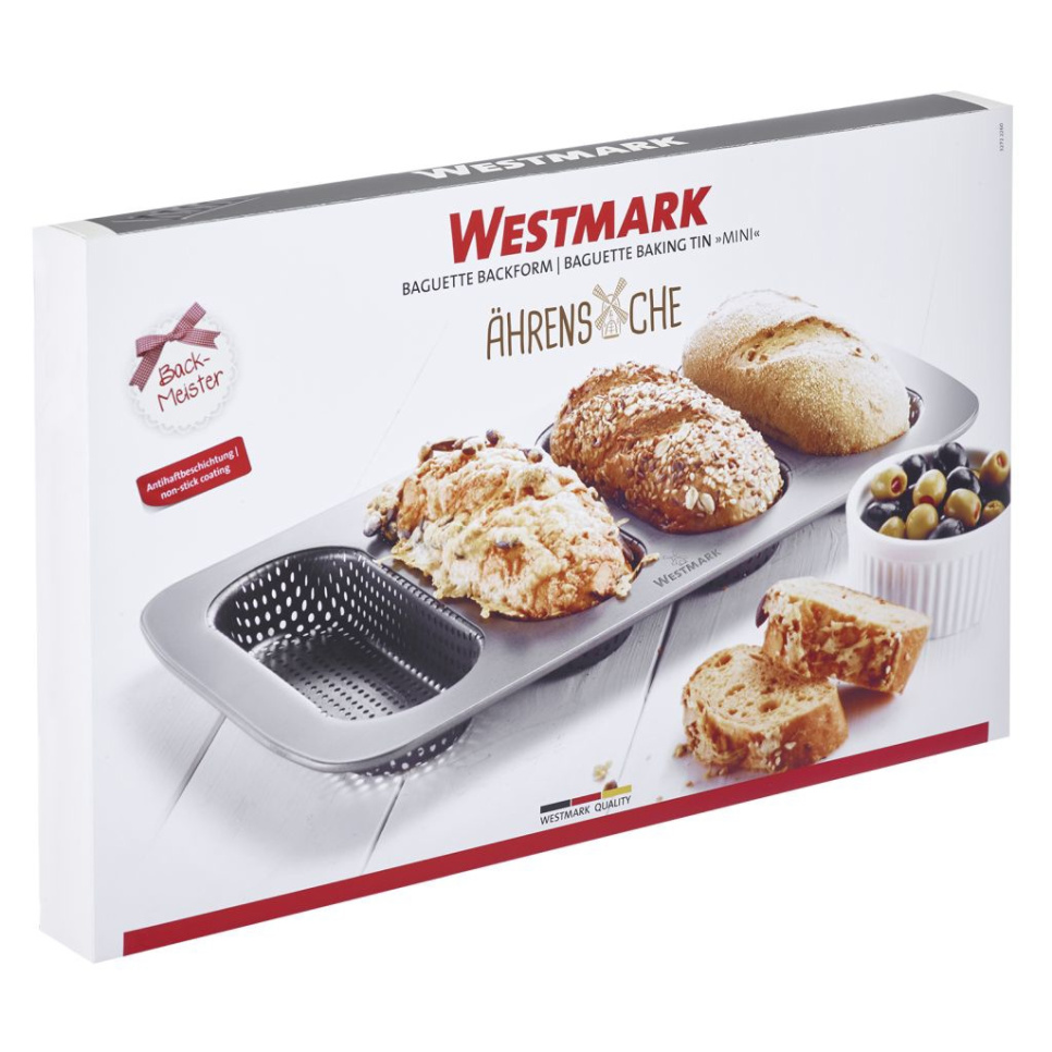 Perforert bakeform til minibaguetter, non-stick - Westmark Perforert bakeform til minibaguetter, non-stick - Westmark