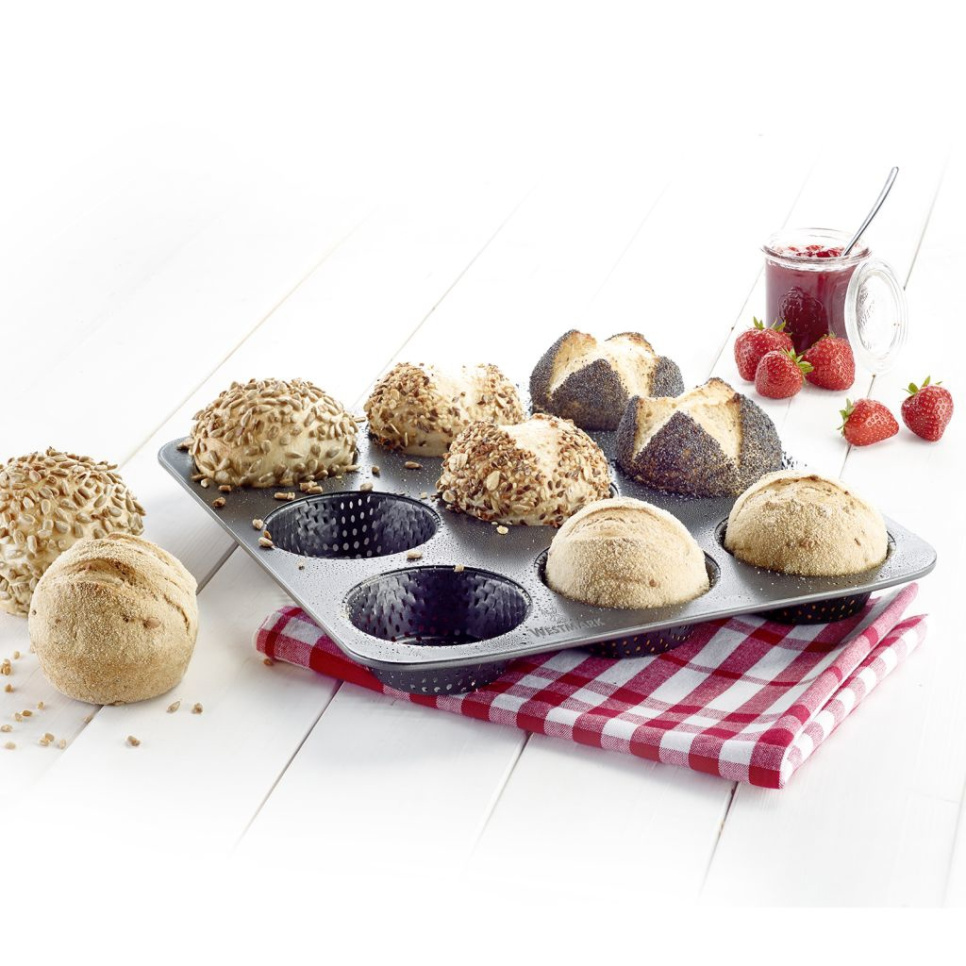 Perforert bakeform til konvoluttbrød, non-stick - Westmark