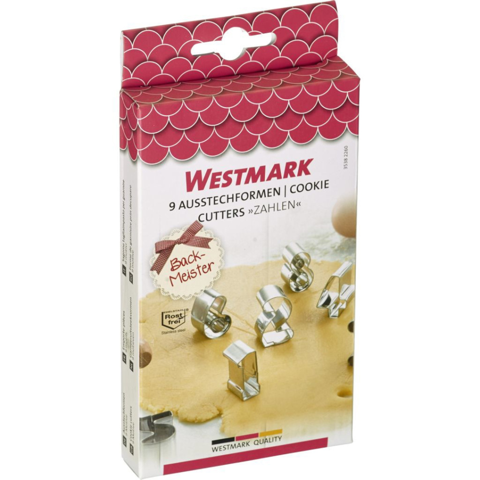 Pepperkakeform, Tall 0-9 - Westmark Pepperkakeform, Tall 0-9 - Westmark