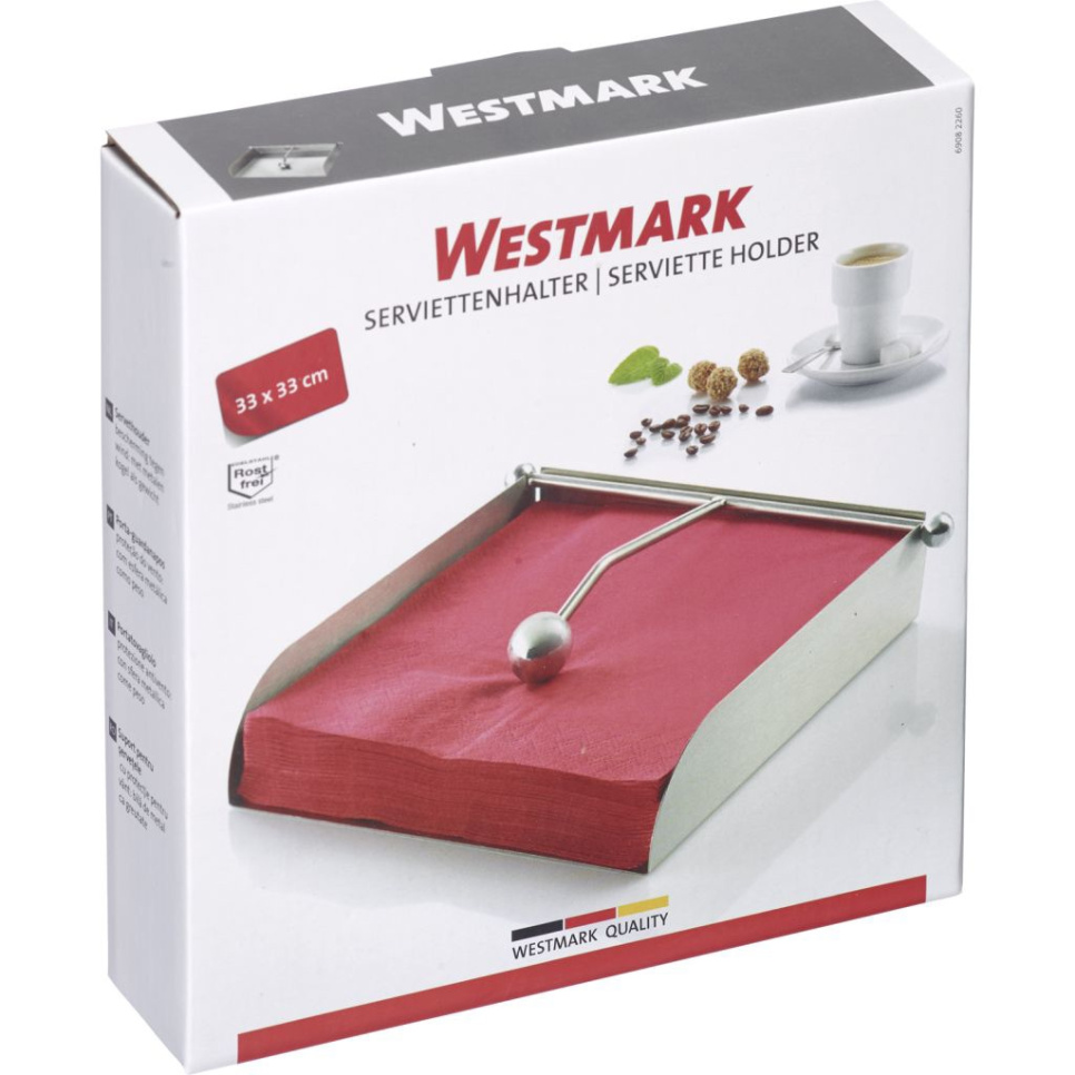 Serviettholder i rustfritt stål - Westmark Serviettholder i rustfritt stål - Westmark