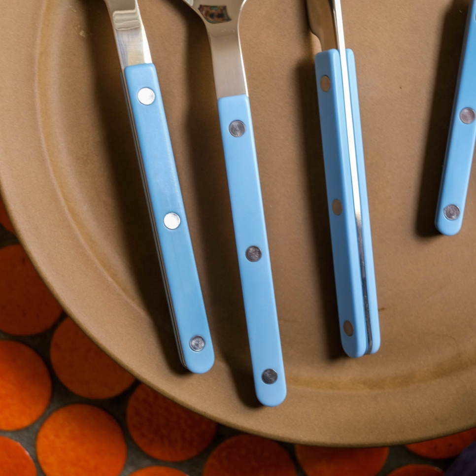 Bestikksett, 24 deler, Bistrot, Pastel Blue - Sabre Paris