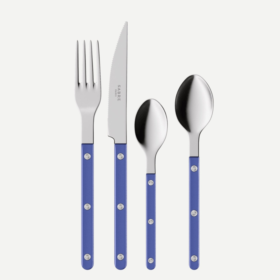 Bestikksett, 24 deler, Bistrot Pearly, Lapis blue - Sabre Paris i gruppen Borddekking / Bestikk / Bestikksett hos The Kitchen Lab (2195-32322)