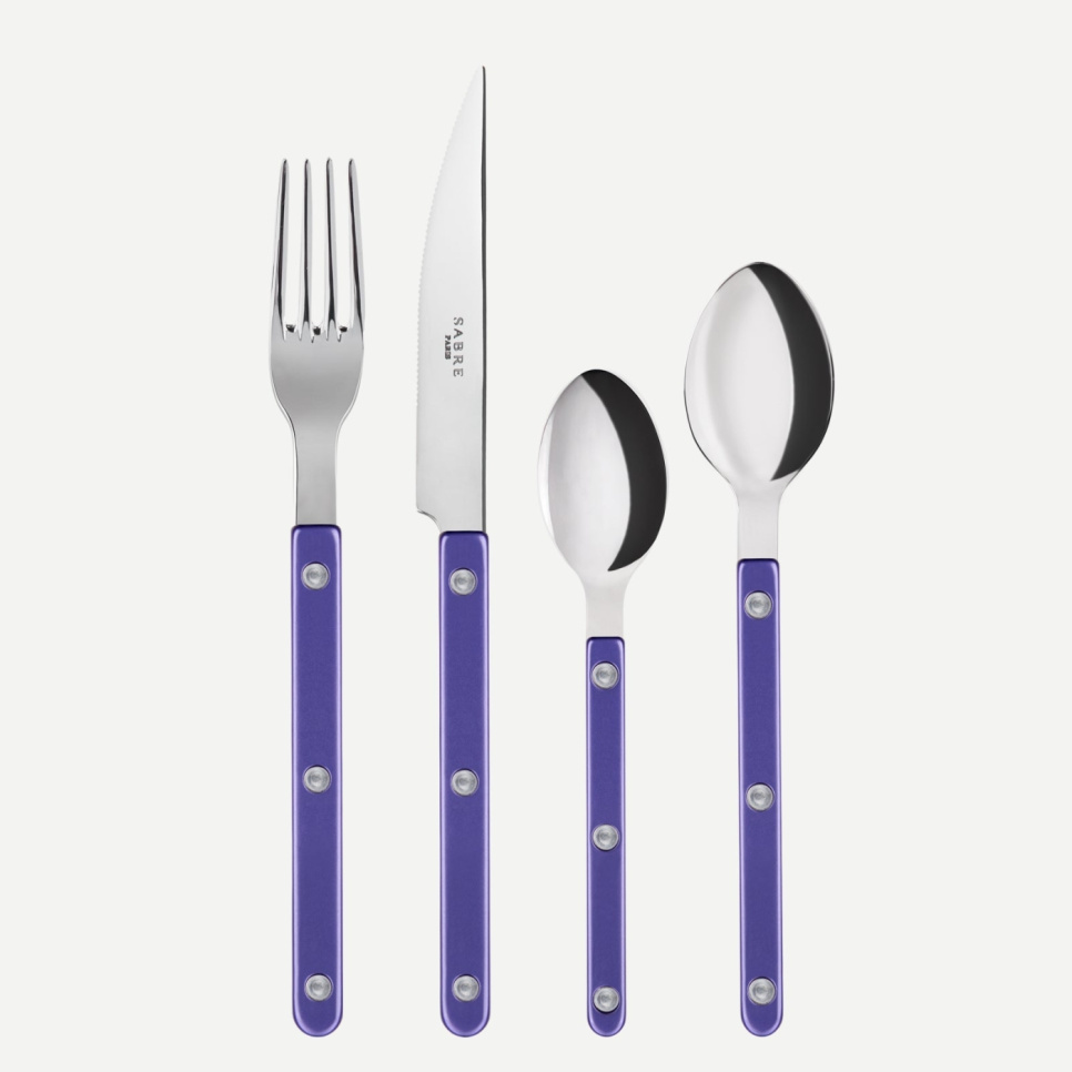 Bestikksett, 24 deler, Bistrot Pearly, Purple - Sabre Paris i gruppen Borddekking / Bestikk / Bestikksett hos The Kitchen Lab (2195-32330)
