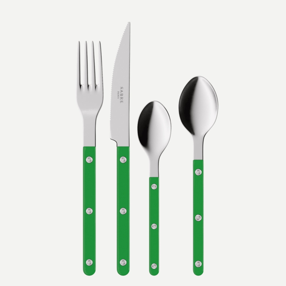 Bestikksett, 24 deler, Bistrot, Garden green - Sabre Paris i gruppen Borddekking / Bestikk / Bestikksett hos The Kitchen Lab (2195-32340)