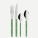 Bestikksett, 4 deler, Bistrot Pearly, Garden green - Sabre Paris