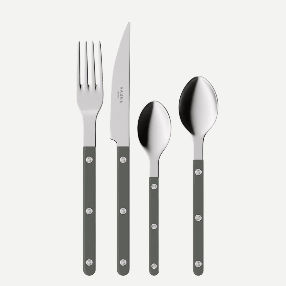 Bestikksett, 4 deler, Bistrot, Dark grey - Sabre Paris i gruppen Borddekking / Bestikk / Bestikksett hos The Kitchen Lab (2195-32374)