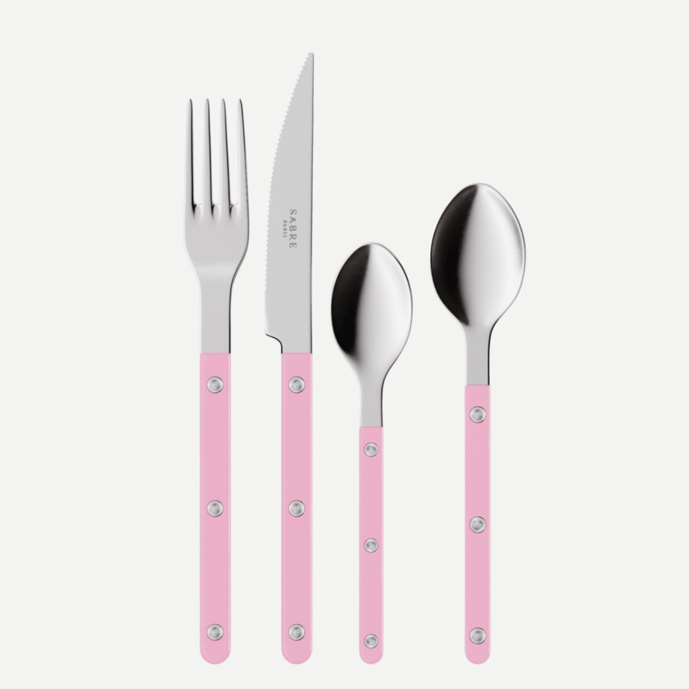 Bestikksett, 4 deler, Bistrot, Pink - Sabre Paris i gruppen Borddekking / Bestikk / Bestikksett hos The Kitchen Lab (2195-32381)
