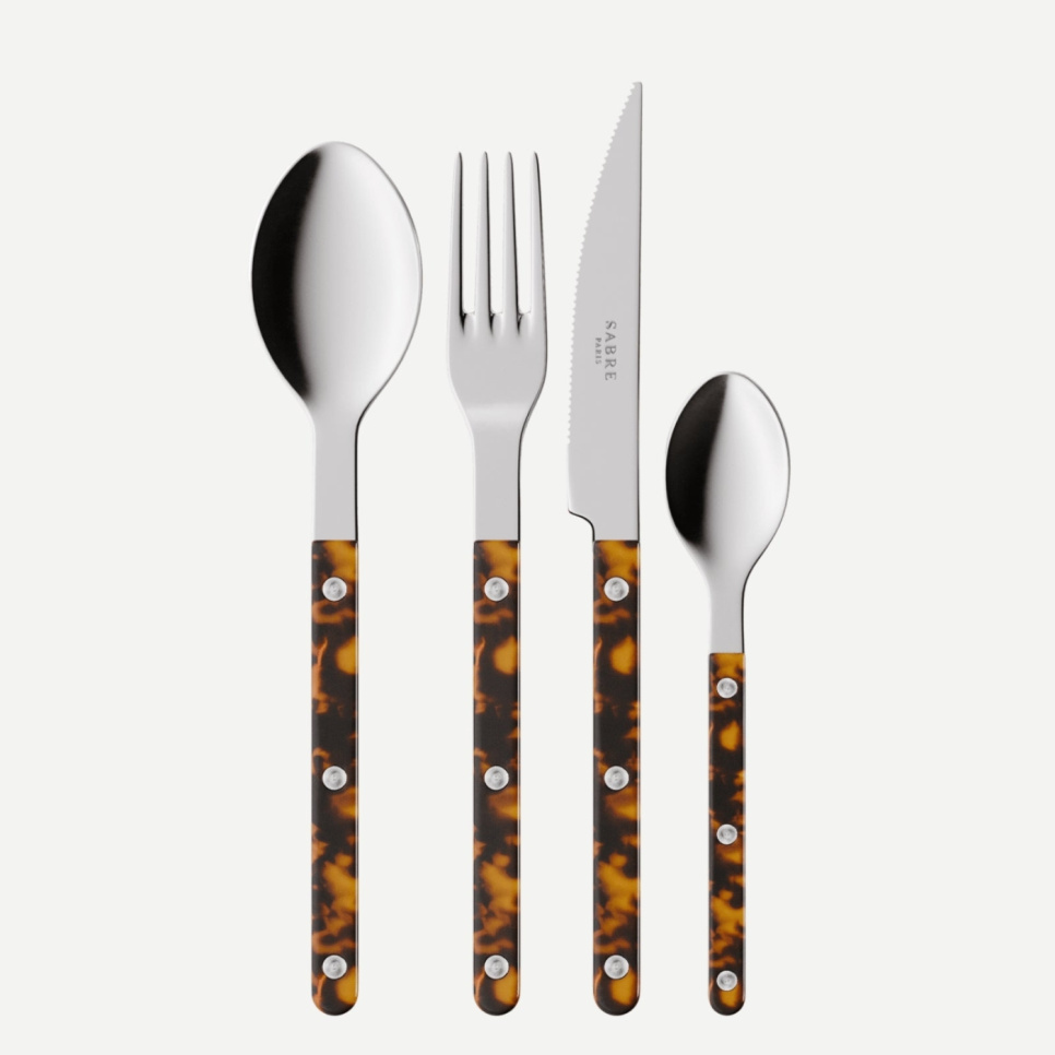 Bestikksett, 4 deler, Bistrot Tortoise - Sabre Paris i gruppen Borddekking / Bestikk / Bestikksett hos The Kitchen Lab (2195-33022)