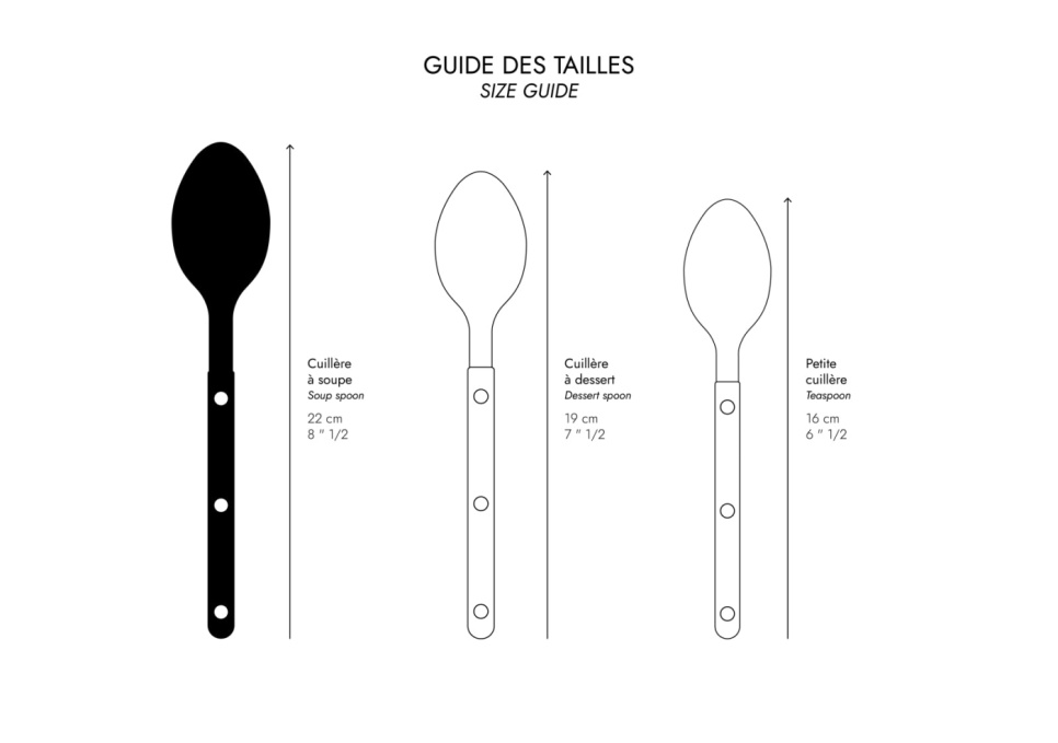 Spiseskje, Bistrot Teak - Sabre Paris