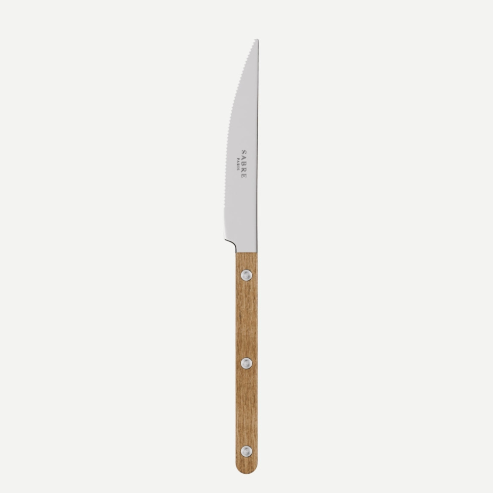 Spisekniv, Bistrot Teak - Sabre Paris i gruppen Borddekking / Bestikk / Kniver hos The Kitchen Lab (2195-33261)