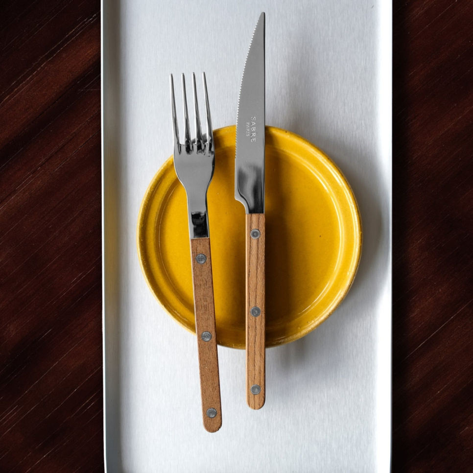 Bestikksett, 24 deler, Bistrot Teak - Sabre Paris