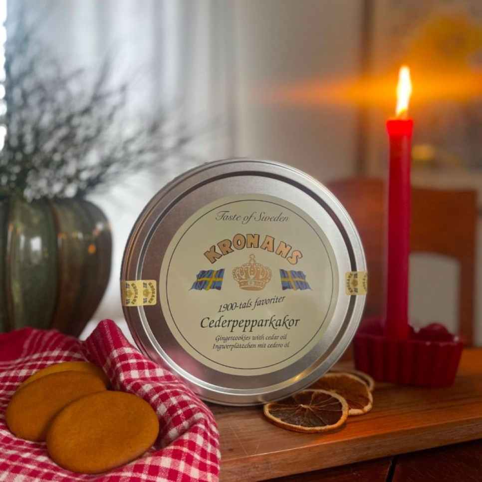 Ingefærkjeks med sedertreolje, 500 g - Kronans