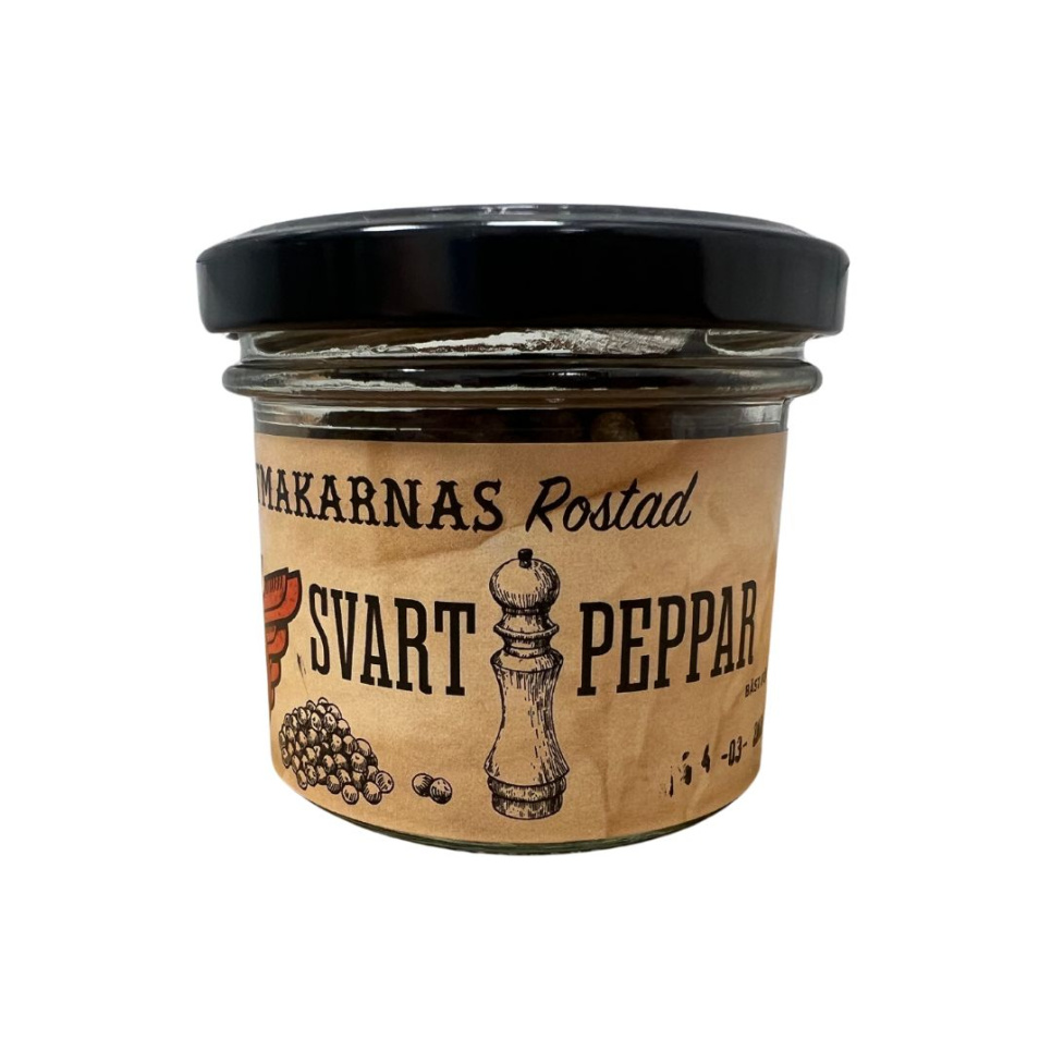 Roasted Black Pepper, 40g - Matmakarna i gruppen Matlaging / Krydder og Smakstilsetninger / Pepper hos The Kitchen Lab (2214-32985)