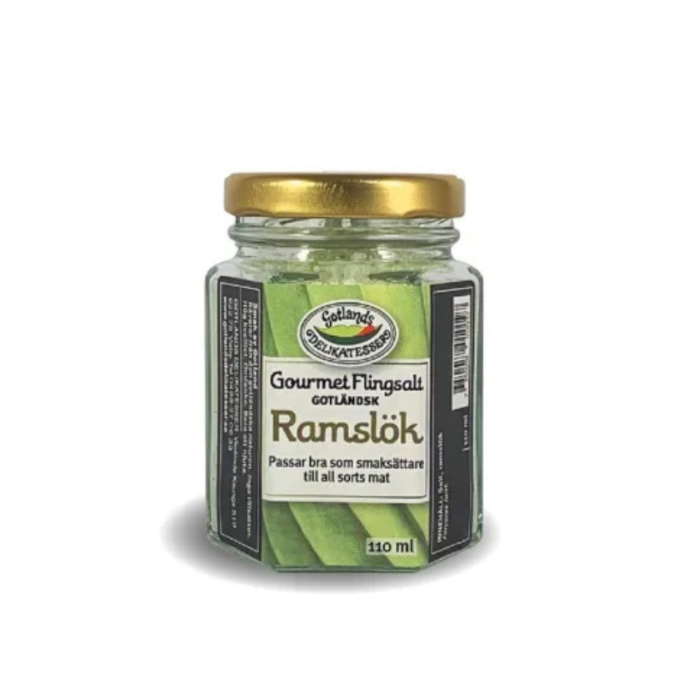 Ramson salt, 75g - Gotlands Delikatesser i gruppen Matlaging / Krydder og Smakstilsetninger / Salt hos The Kitchen Lab (2214-32987)