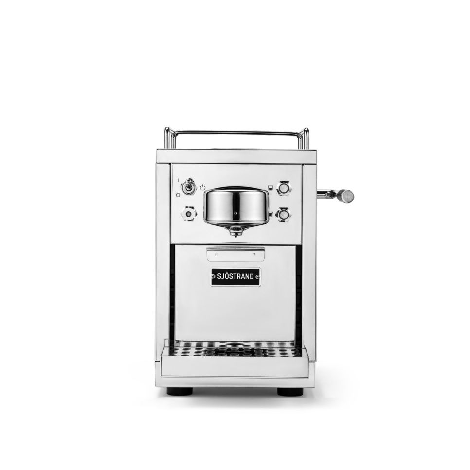 Kapselmaskin, Den originale espressokapselmaskinen, rustfritt stål - Sjöstrand