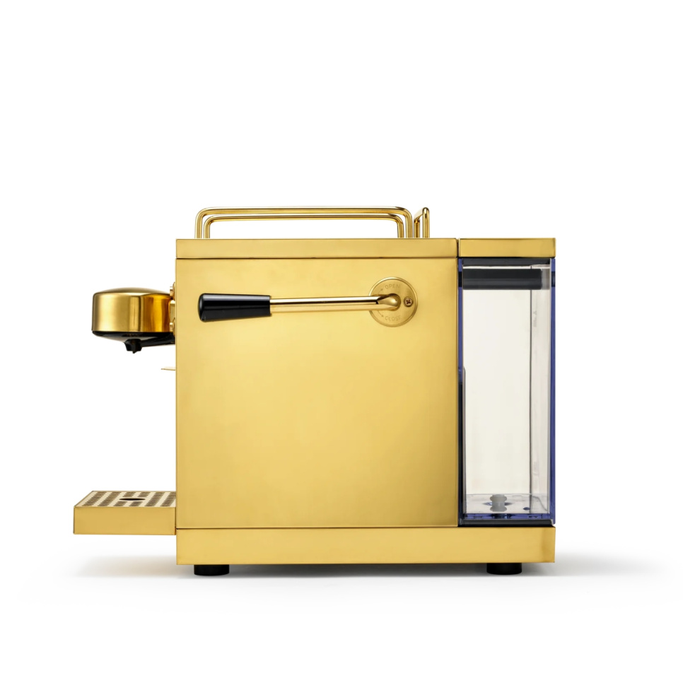 Kapselmaskin, Den originale espressokapselmaskinen, messing - Sjöstrand Kapselmaskin, Den originale espressokapselmaskinen, messing - Sjöstrand