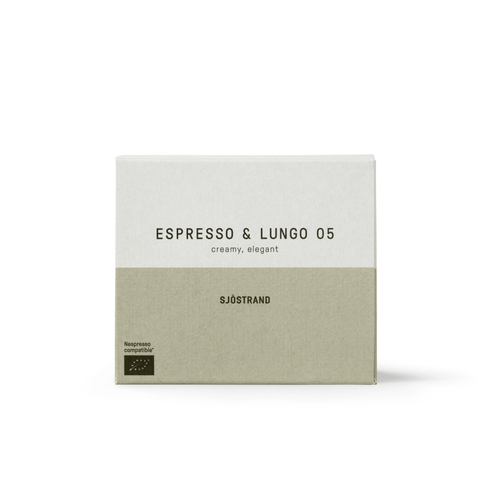 Kaffekapsler, Espresso & Lungo 05, 10-pakning - Sjöstrand i gruppen Te og kaffe / Kaffebønner hos The Kitchen Lab (2237-31702)