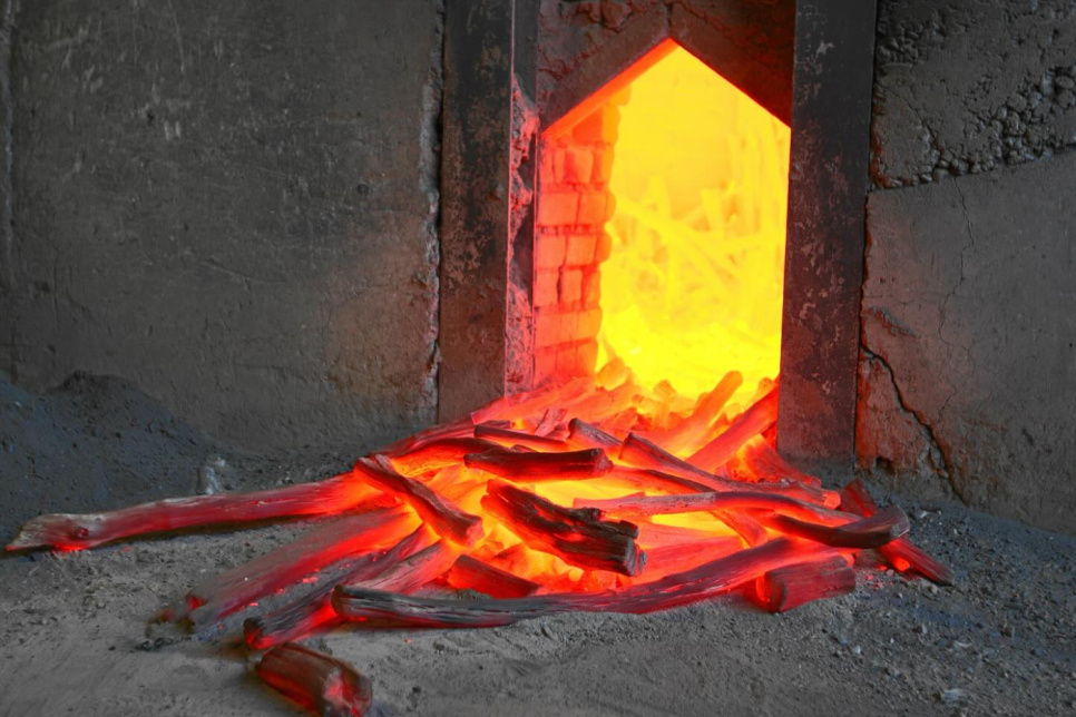 Trekull, Kishu-Binchotan av eik fra Ubamegashi, ca. 1 kg - Kisyu Sumikobo