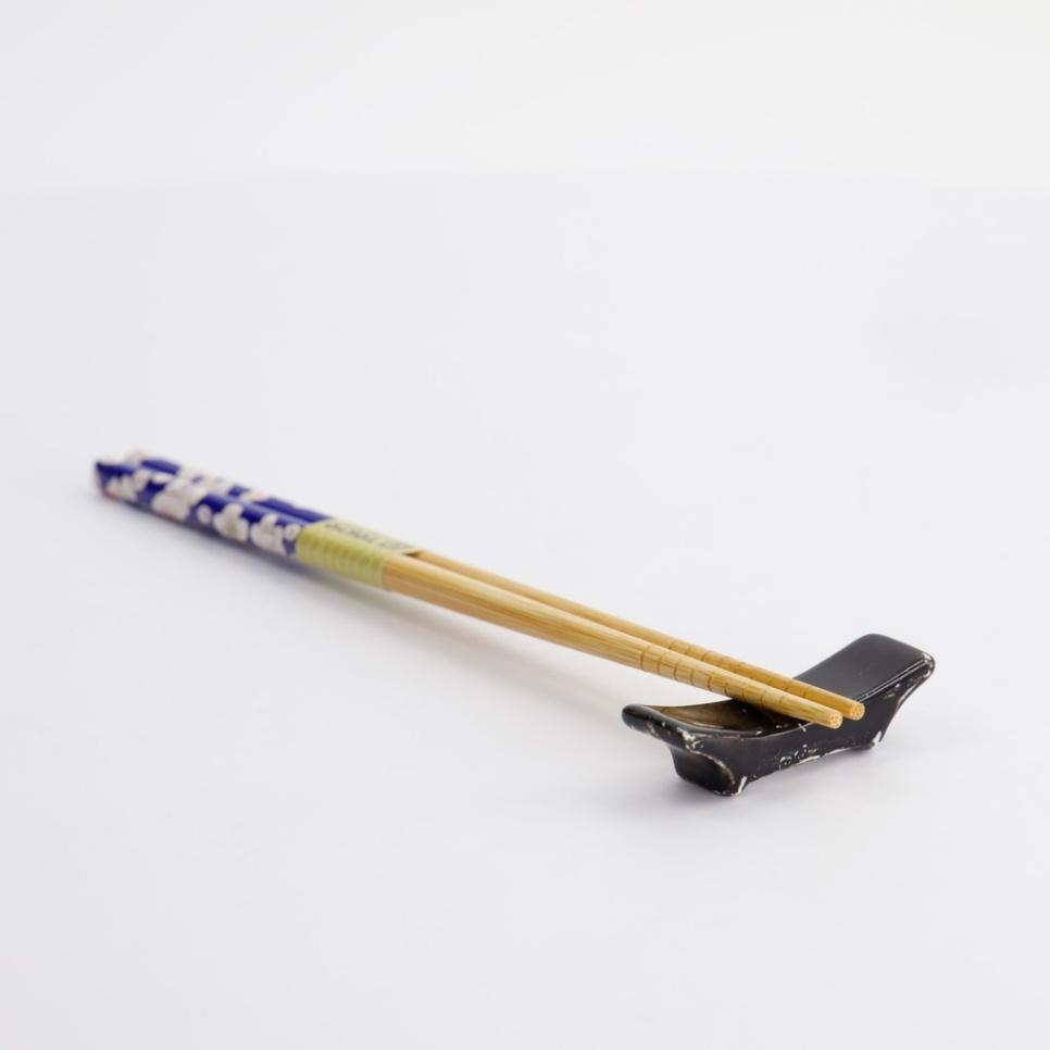 Hvileunderlag for spisepinner - Svart