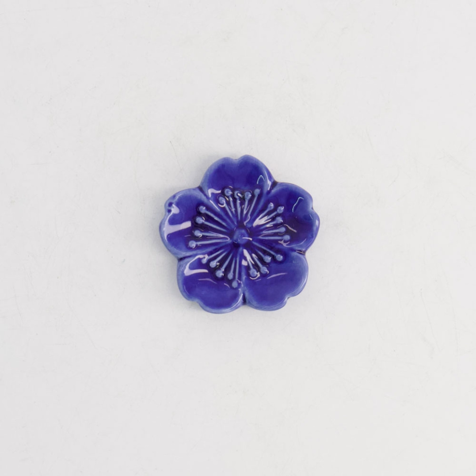 Støtte for spisepinner, Sakura - Blå