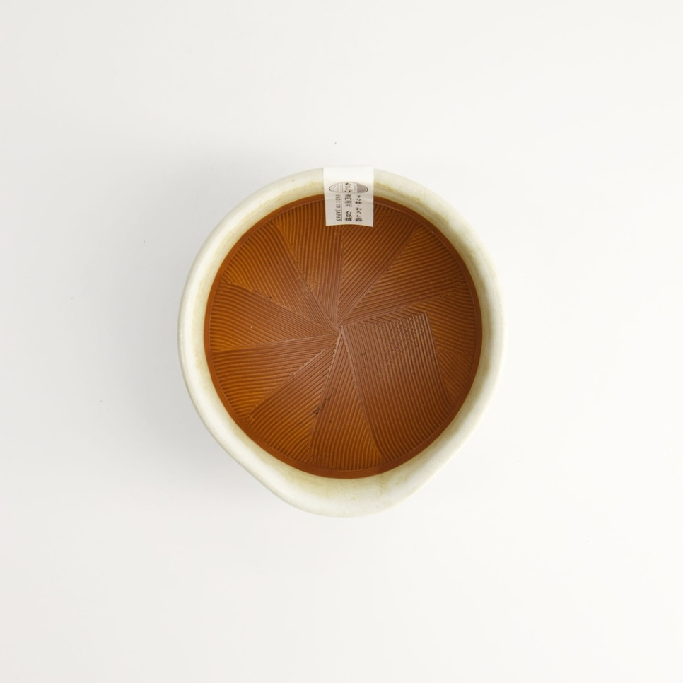 Japansk morter, Suribachi, hvit 12 cm