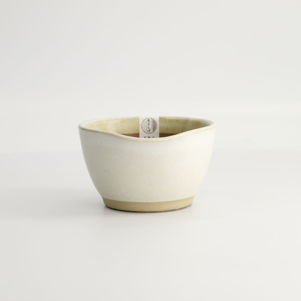 Japansk morter, Suribachi, hvit 12 cm