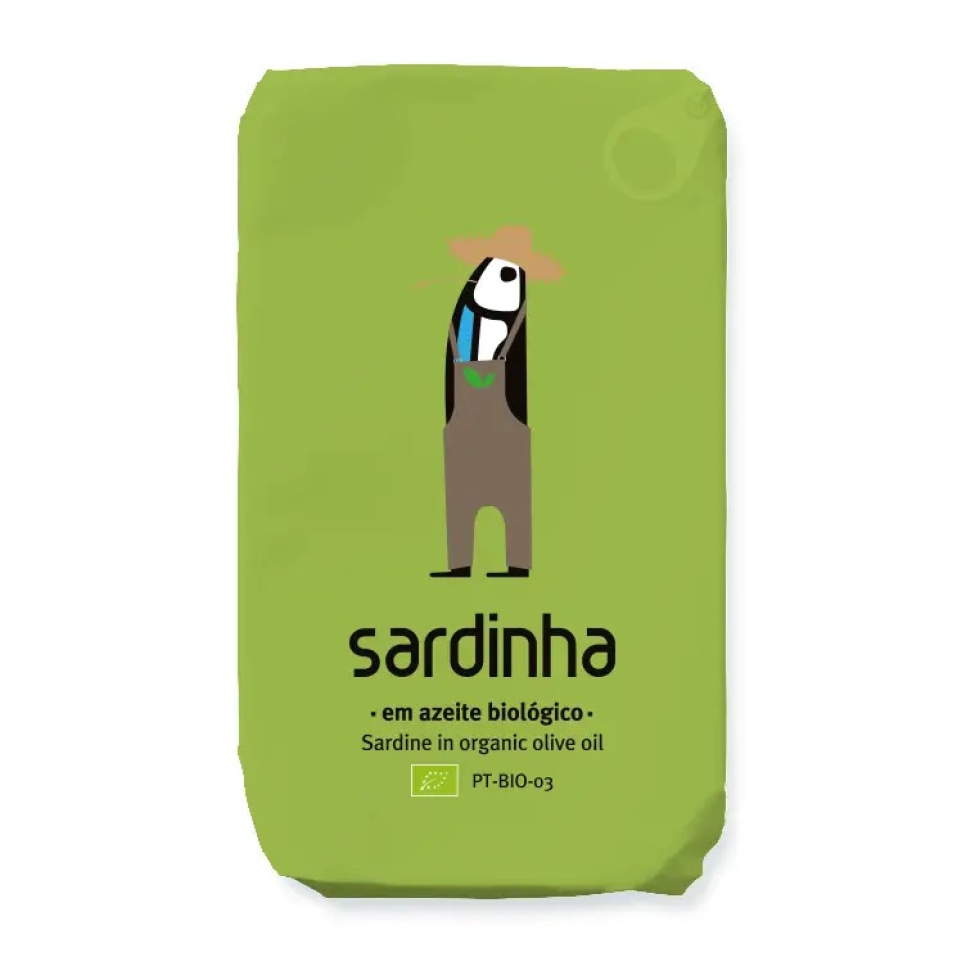Sardiner i Økologisk Olivenolje, 120 g - Sardinha i gruppen Matlaging / Kolonial hos The Kitchen Lab (2253-35972)