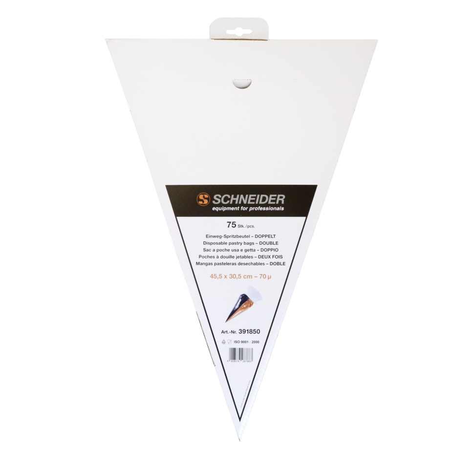 Sprøyteposer for to fyllinger, 75-pakk - Schneider i gruppen Baking / Bakeredskaper / Kuttere og former hos The Kitchen Lab (2254-33850)
