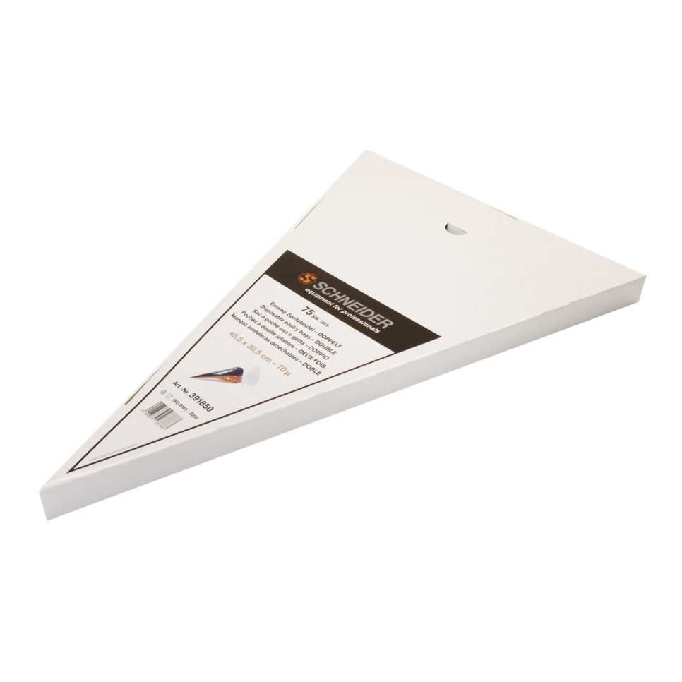 Sprøyteposer for to fyllinger, 75-pakk - Schneider