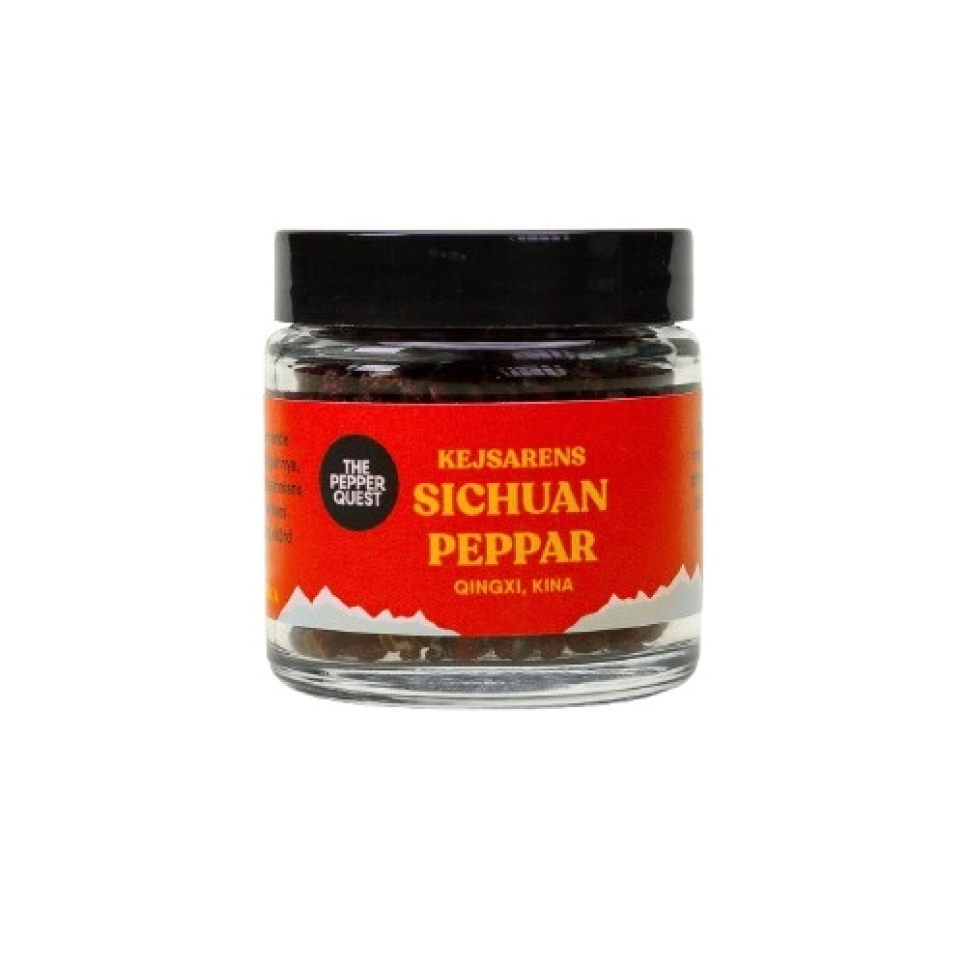 Sichuan Peppar, QingXi - The Pepper Quest i gruppen Matlaging / Krydder og Smakstilsetninger / Pepper hos The Kitchen Lab (2257-33300)