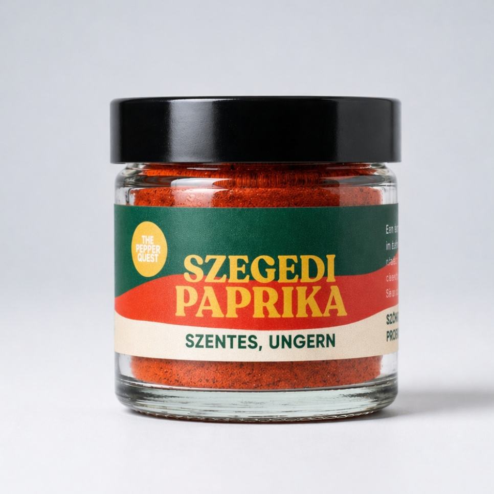 Paprikapulver, Szegedi, 40 g - The Pepper Quest i gruppen Matlaging / Krydder og Smakstilsetninger / Krydder hos The Kitchen Lab (2257-34934)