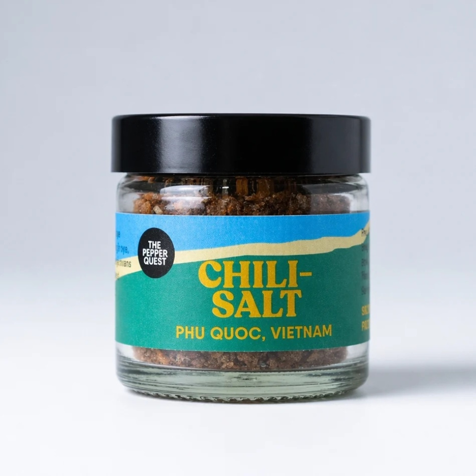 Chilisalt, Phu Quoc, 40 g - The Pepper Quest i gruppen Matlaging / Krydder og Smakstilsetninger / Krydder hos The Kitchen Lab (2257-36654)