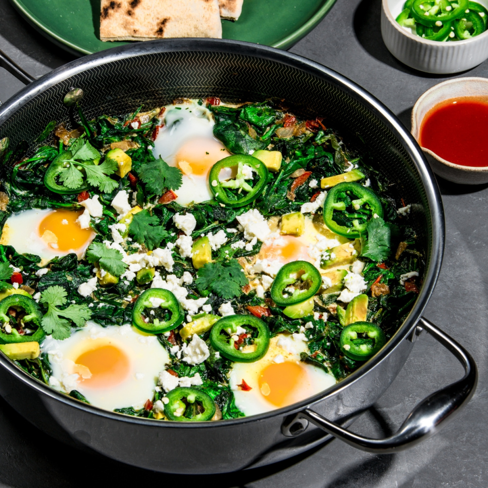 Gryte med glasslokk, nonstick, 6,6 L - Hexclad