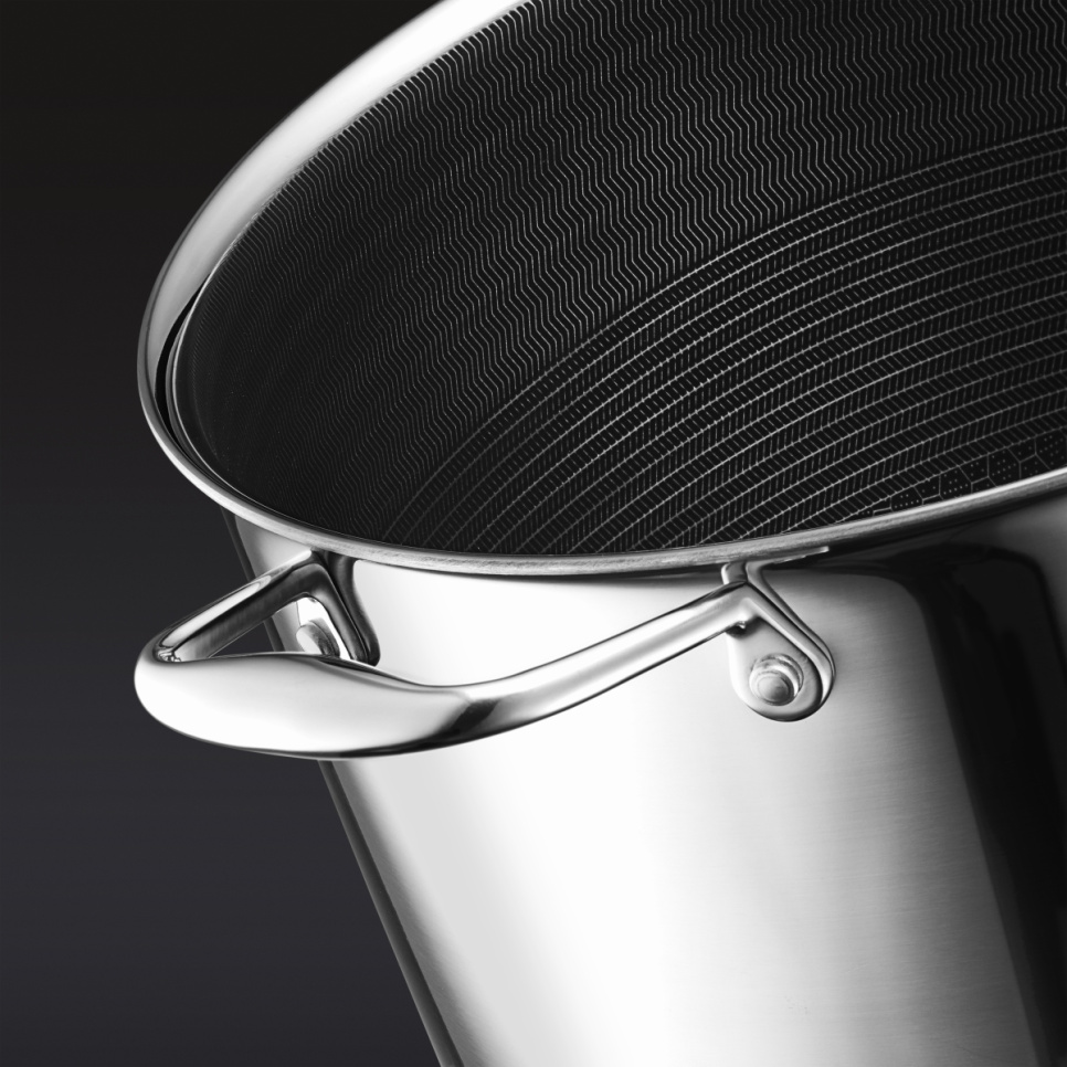 Gryte med glasslokk, nonstick, 9,5 L - Hexclad