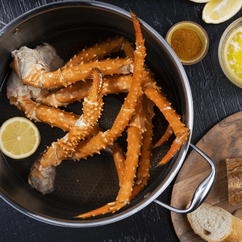 Gryte med glasslokk, nonstick, 9,5 L - Hexclad