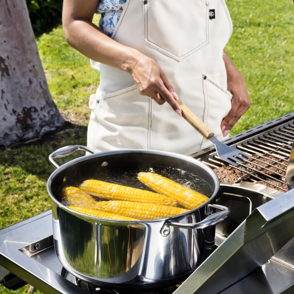 Gryte med glasslokk, nonstick, 9,5 L - Hexclad