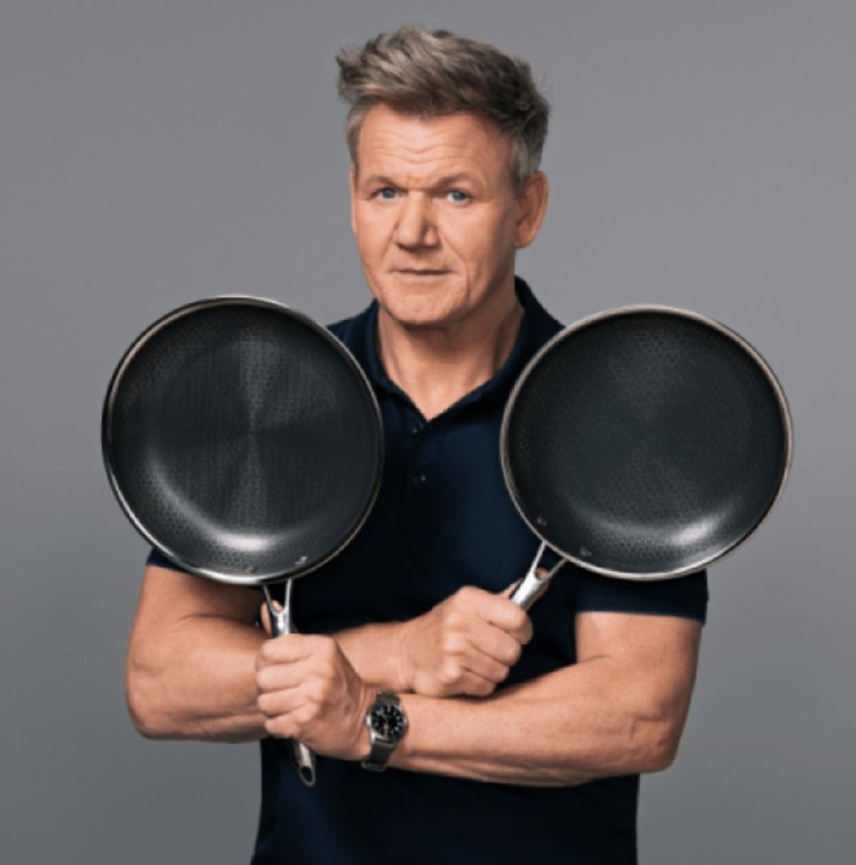 Stekepanne, nonstick, 30 cm - Hexclad