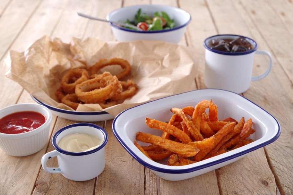 Emaljert skål, 17,5 x 13 cm - Hendi