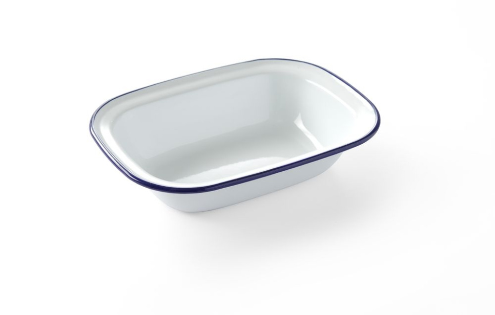 Emaljert skål, 21,5 x 16 cm - Hendi i gruppen Borddekking / Tallerkener, Skåler & Fat / Skål hos The Kitchen Lab (2294-34736)