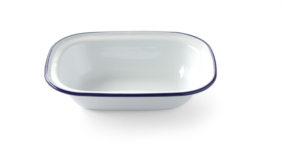 Emaljert skål, 21,5 x 16 cm - Hendi