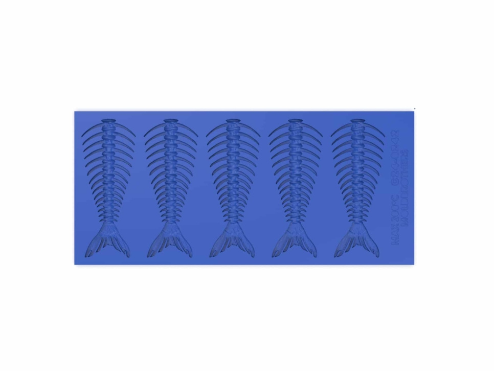 Silikonform, Realistic Fishbone Tuille Mold - Moldbrothers i gruppen Baking / Bakeformer / Silikonformer hos The Kitchen Lab (2296-34793)