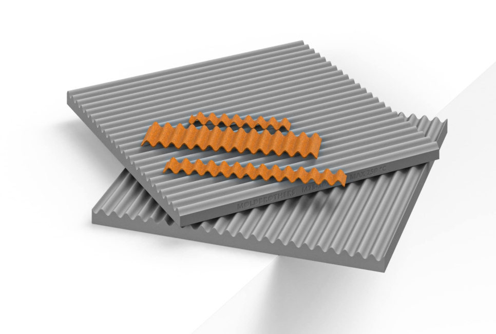 Silikonform, Mille-feuille Mold Original - Moldbrothers i gruppen Baking / Bakeformer / Silikonformer hos The Kitchen Lab (2296-34794)