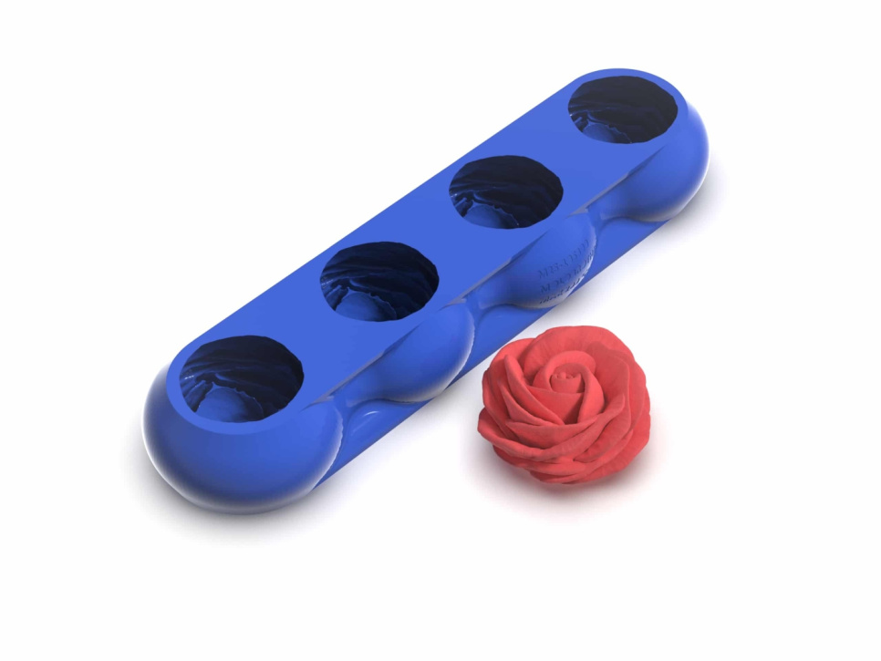 Silikonform, Realistic Rose Mold X Gregoire Berger - Moldbrothers i gruppen Baking / Bakeformer / Silikonformer hos The Kitchen Lab (2296-34808)