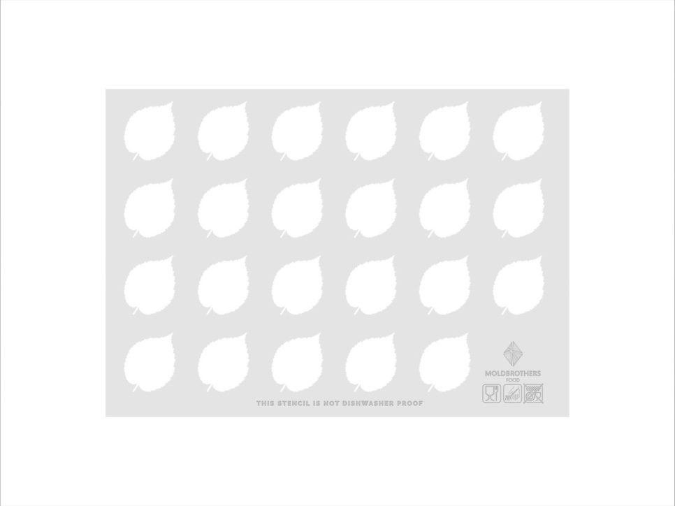 Sjablonplate med stempel, Leaf Pressing Set - Moldbrothers