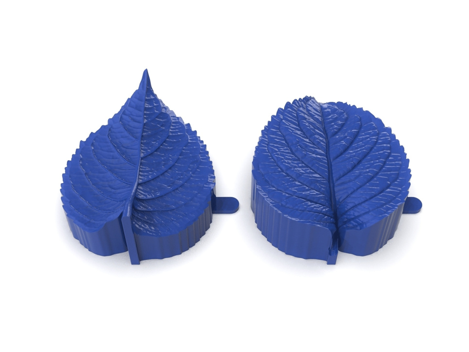 Sjablonplate med stempel, Leaf Pressing Set - Moldbrothers