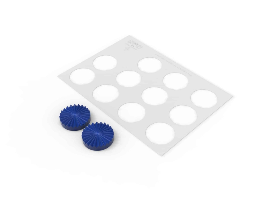 Sjablonplate med stempel, Ribble Disc Pressing Set - Moldbrothers i gruppen Matlaging / Kjøkkenutstyr / Annet kjøkkenutstyr hos The Kitchen Lab (2296-34843)
